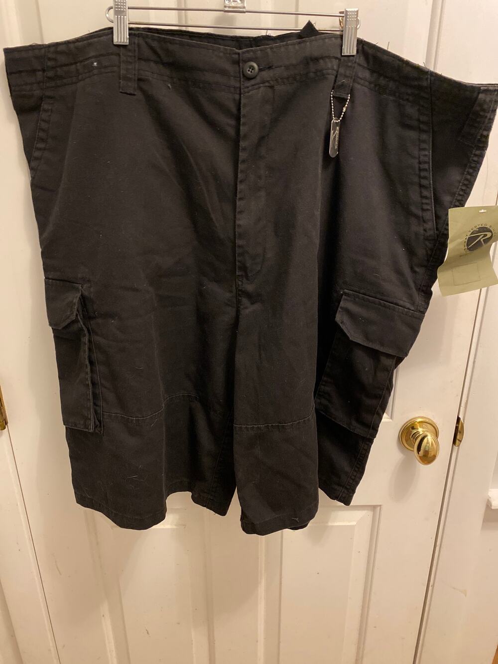 Rothco Men’s Cargo Shorts Black Tactical BDU Military Utility Multi-Pocket NWT